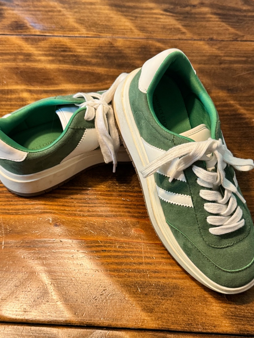 Project Cloud Green Platform Sneakers. Size 8.5